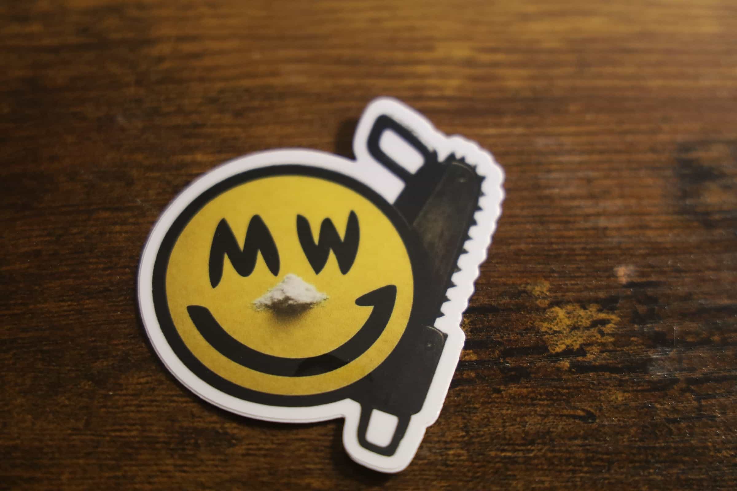 Grin Chainsaw and Powder Sticker