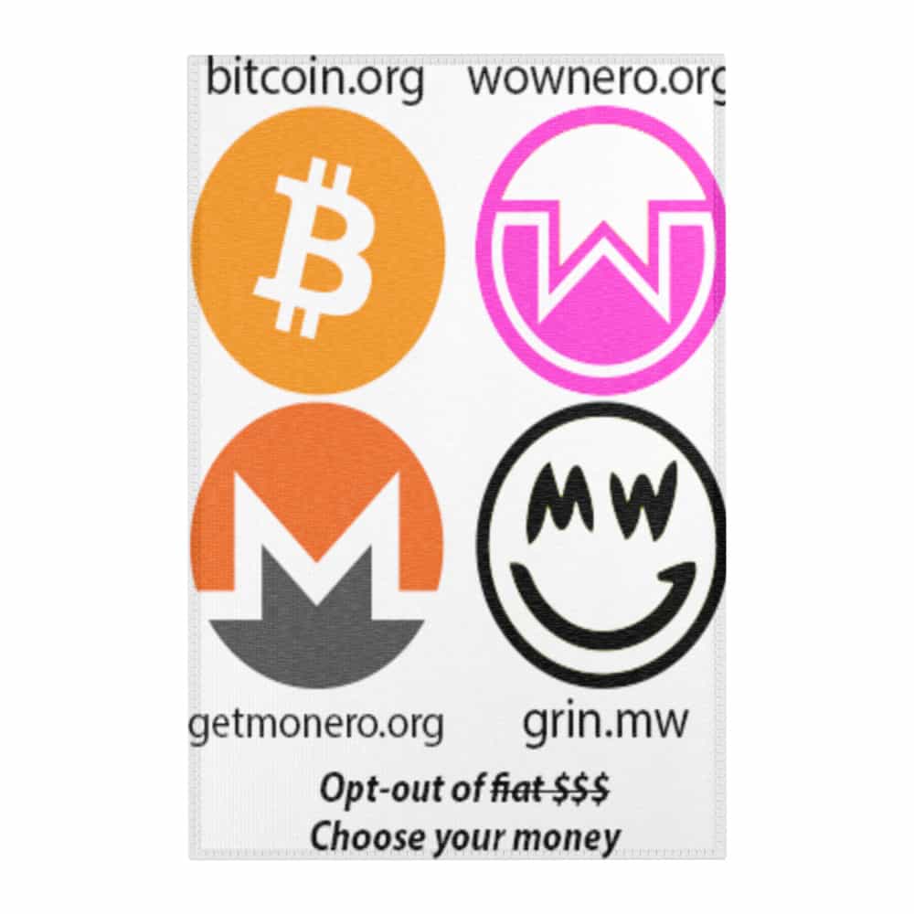 Choose Your Money 24x36 Area Rug